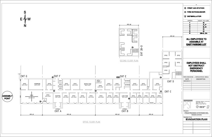 Evacuation plan